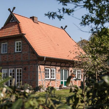 Fachwerk-Ferienhaus, Ruhe Auf Dem Land, Haustiere Willkommen, Leihfahrraeder, 24-7 Check In Kirchlinteln المظهر الخارجي الصورة